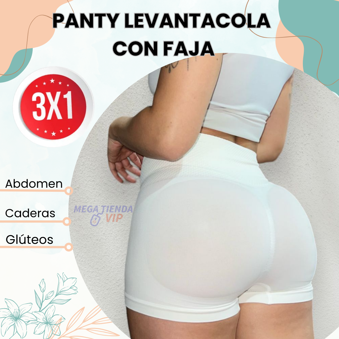Panty Levantacola Con Faja