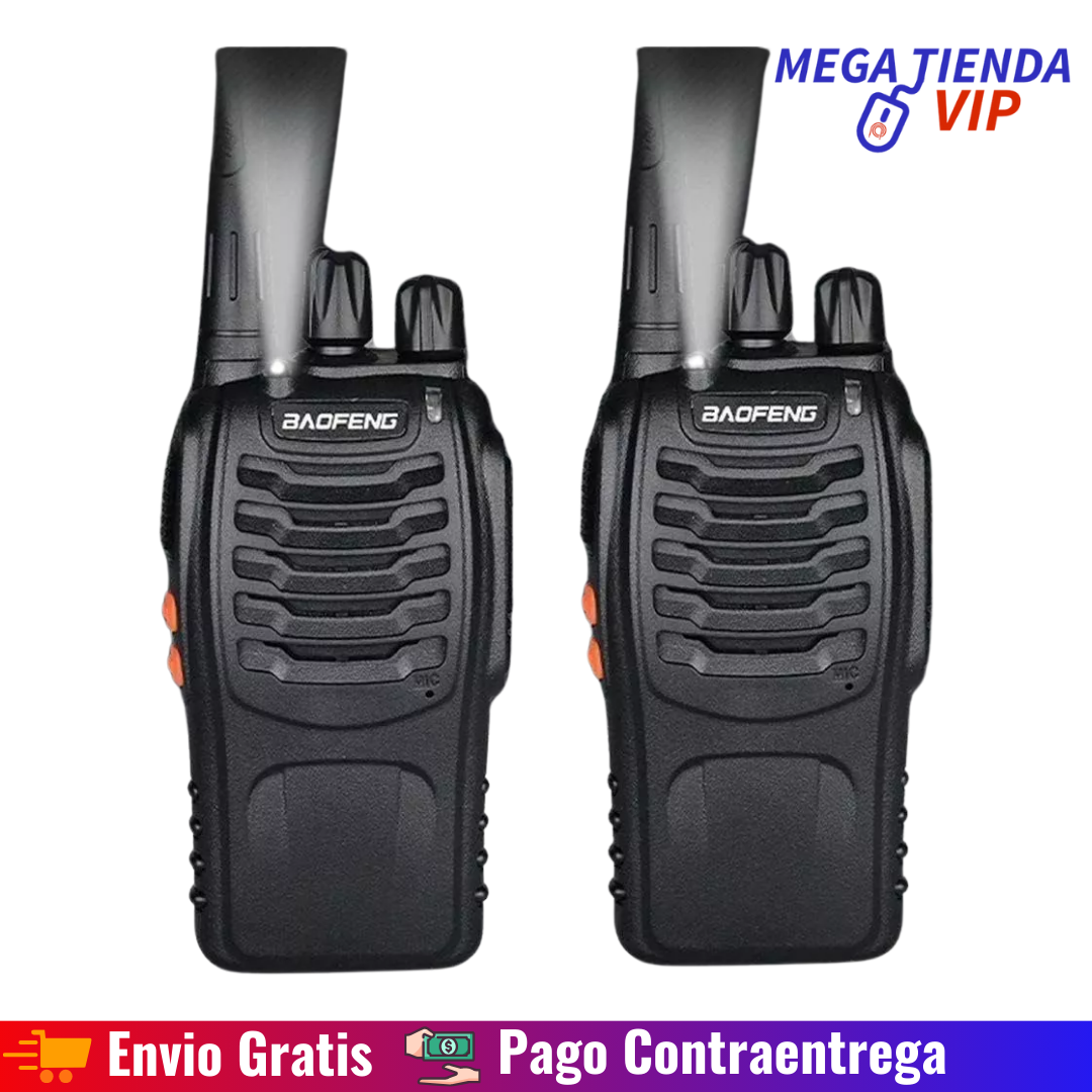 Par (x2) de Radios Walkie Talkie - Alta Calidad