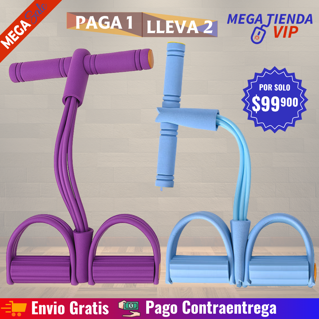 Combo (X2) Banda Elástica Ejercicio y Yoga