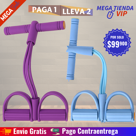 Combo (X2) Banda Elástica Ejercicio y Yoga