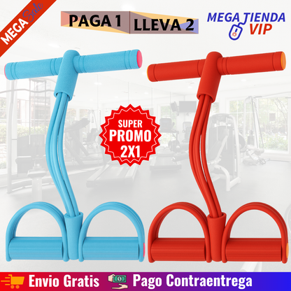 Combo (X2) Banda Elástica Ejercicio y Yoga