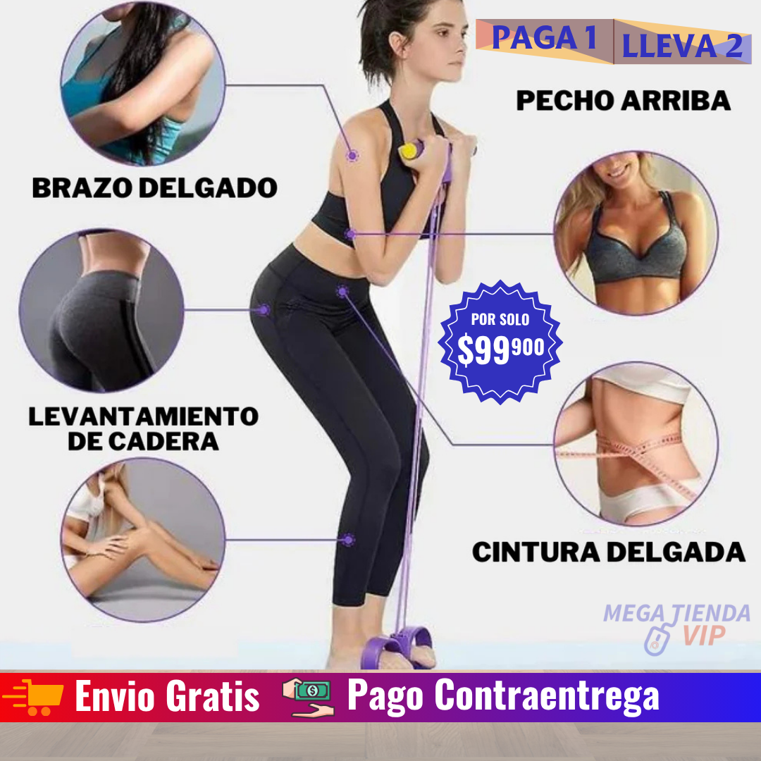 Combo (X2) Banda Elástica Ejercicio y Yoga