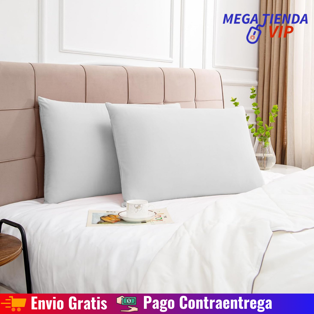 Combo (Set) X4 Almohadas Siliconadas 40X60 cm / 50 x 70 cm