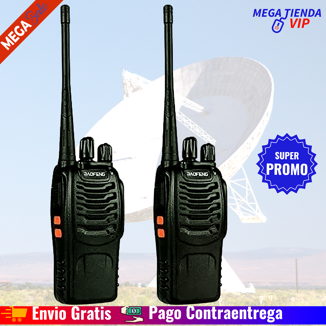Par (x2) de Radios Walkie Talkie - Alta Calidad