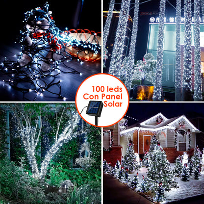 Luces Navideñas  de Energía Solar